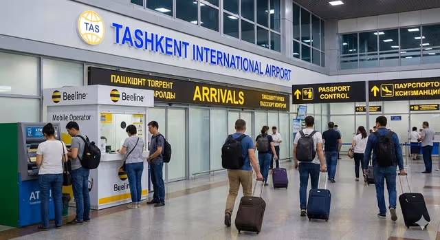 Llegando al aeropuerto de Taskent: Guía de supervivencia 2026