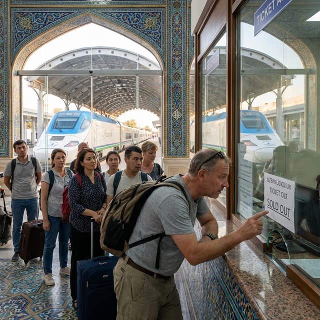 ¿Billetes de tren agotados en Uzbekistán? Cómo superar el pánico de temporada alta