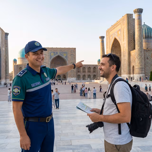 Guía de policía y registro en Uzbekistán: Viajar sin estrés